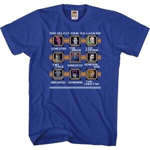 Select Your Villain Justice League Tshirt